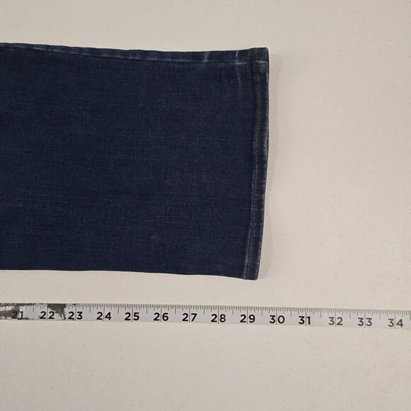 Express Modern Straight Super High Rise Ultra Hyper Jeans womens M 6/8/10 4061 - Picture 7 of 13